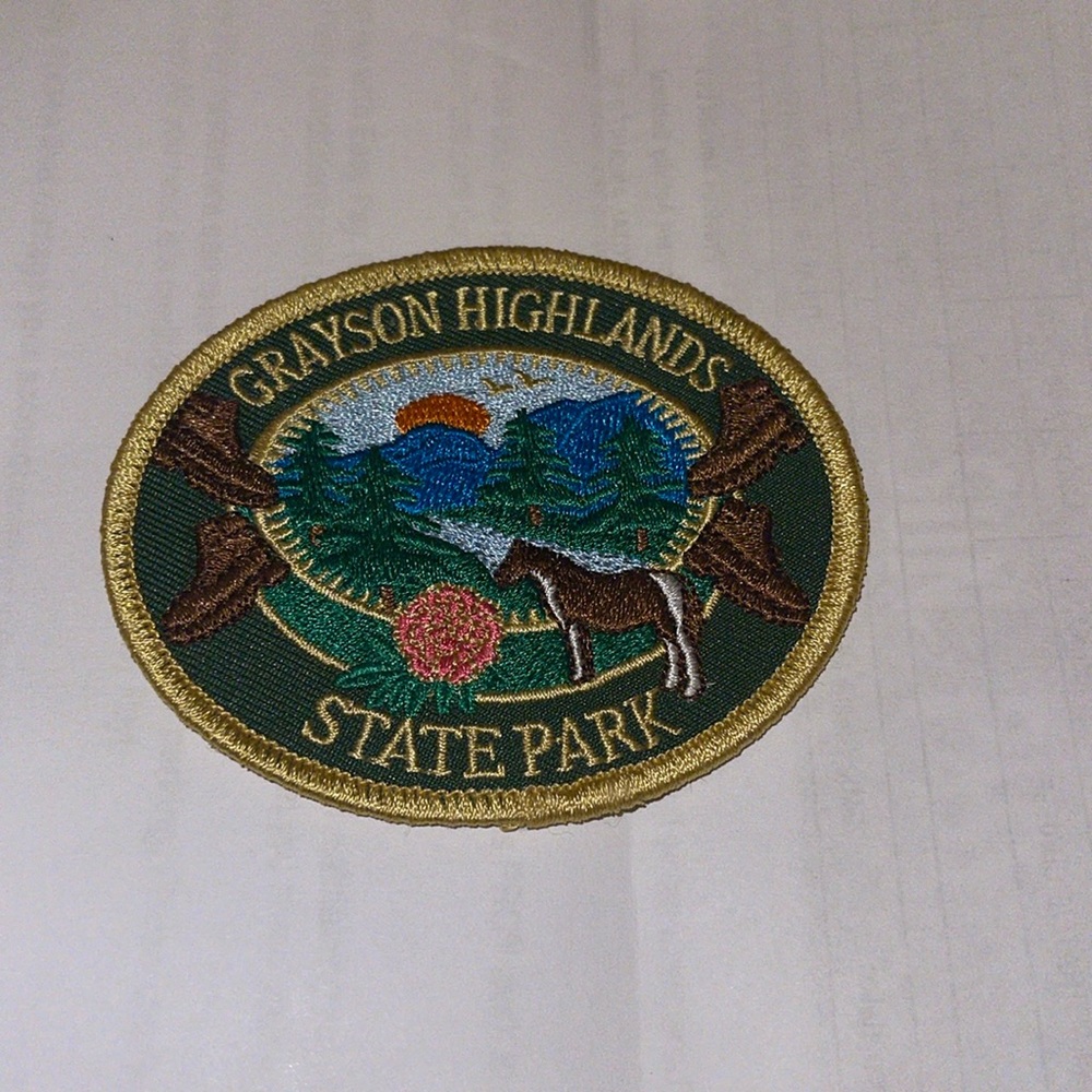 Grayson Highlands State Park Iron on patch